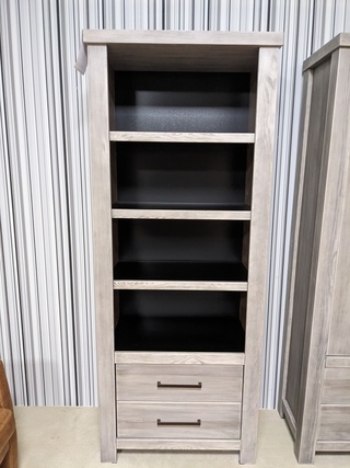 Boekenkast Spar Meble, Carrera, Pole Pine (grijs)