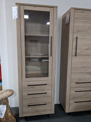 Vitrinekast Maxfurn, Teddy – Tess, Fresh Oak