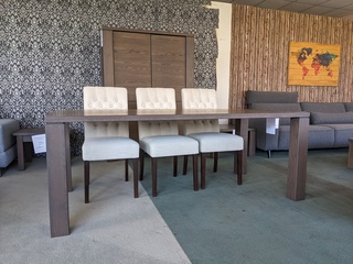 Eetkamertafel Quality Oak, Grijs