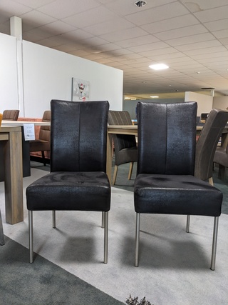 4x Eetkamerstoel Haveco, Zwart