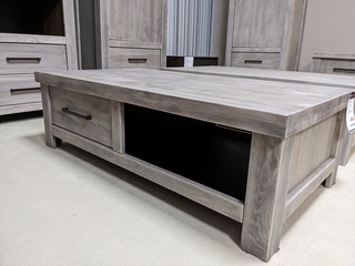 Salontafel Spar Meble, Carrera, Pole Pine (grijs)