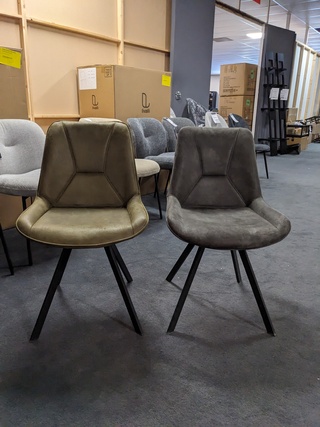 4x  Eetkamerstoel  XL Company, Bliss – Blake, Moss – Antraciet