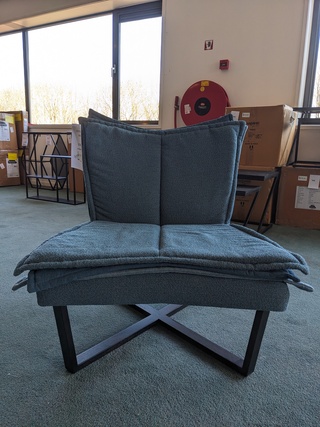 Fauteuil Moome, Flow, Blauw