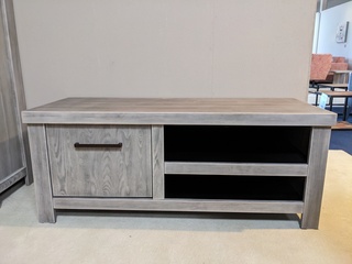 Tv-meubel Spar Meble, Carrera, Pole Pine (grijs)