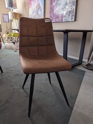 Eetkamerstoel RV Design, Cognac