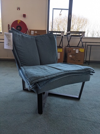 Fauteuil Moome, Flow, Blauw