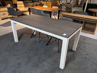 Eetkamertafel Koopmans Meubelen, Grijs - Wit