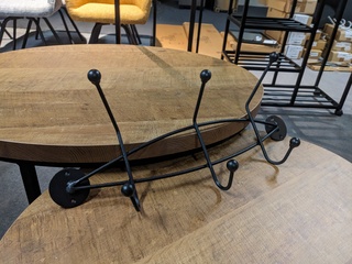 Kapstok Spinder Design, Barato - Barrie, Zwart