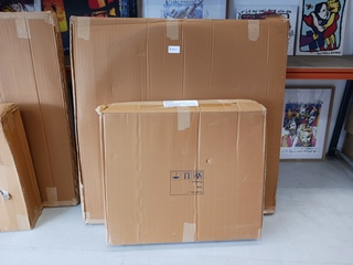 Eettafel rond mangohout 130 cm, Zwart, 2025