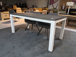 Eetkamertafel Koopmans Meubelen, Grijs - Wit