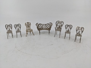 Divers zilveren miniaturen