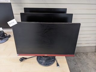3x Beeldscherm, AOC, G2490