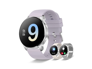 Laret Modern Dames Smartwatch Hartslagmonitor Oproepen en Spraakassist