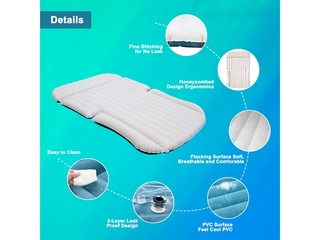 CIREMIV Car Air Mattress Met Complete Accessoires Lekvrij en Comfortab