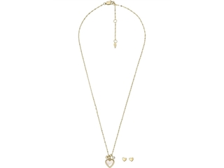 Fossil JF04246SET Geschenkset Damesketting en Oorbellen 470 mm