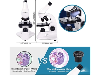 USCAMEL 40X-2000X Professionele Microscoop voor het Onderwijzen van Bi