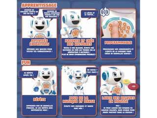 Lexibook Interactive robot Powerman Star Spreekt en loopt, Programmeer