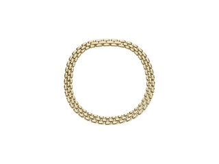 Fossil Dames Arden gouden roestvrij stalen ketting, JF04783710 Roestvr