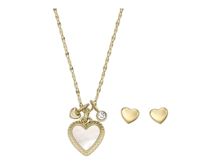 Fossil JF04246SET Geschenkset Damesketting en Oorbellen 470 mm