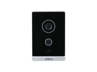 Dahua VTO2211G-WP Dunne slimme deurbel met kaartlezer Zwart/Zilver