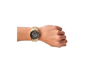 Armani Exchange Chronograaf Goudkleurig Roestvrijstalen Horloge