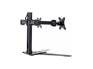 Iiyama DS1002D-B1 Monitor-tafelbeugel 2-voudig Zwart Kantelbaar
