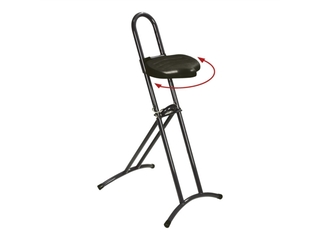 STIER - Stahulp - Opvouwbare zithoogte  600-850 mm PU zitting