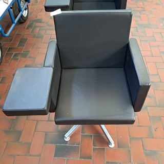 2x Design stoel, Lensvelt, zwart