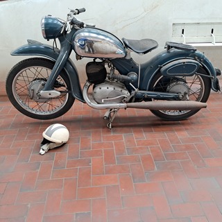 Motorfiets, NSU, 201 ZB/55, 1955