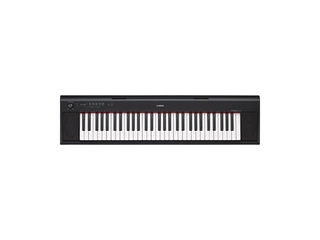 Yamaha Keyboard NP-12 Piaggero Keyboard Zwart Met opnamefunctie