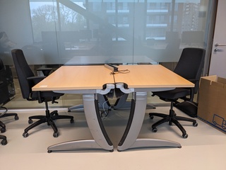 2x Bureau met 2x bureaustoel | locatie Amsterdam