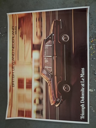Diverse Autoposters o.a. Triumph, MG