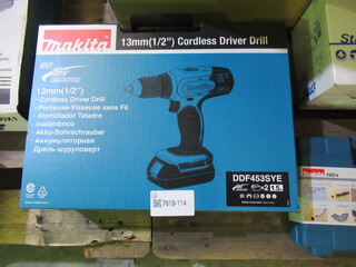 Accuboormachine Set Makita, DDF453SYE