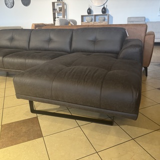 Hoekbank met lounge Antraciet