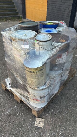 Ca. 200x Verschillende Coatings, en Primers van Oa Sigma, Manders, Val
