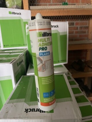 ca.240x Multi adhesive pro Illbruck, PL400, Wit