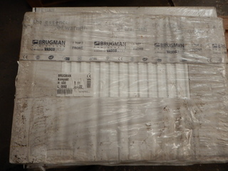 paneelradiator  Brugman , compact , wit t11 600×880