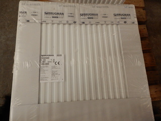 paneelradiator  Brugman , compact , wit t22 900×880