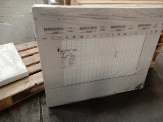 paneelradiator  Brugman , compact , wit t21 900x1120