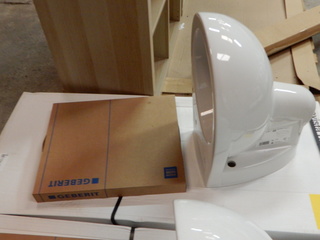 Inbouw toilet set  Viega/Geberit