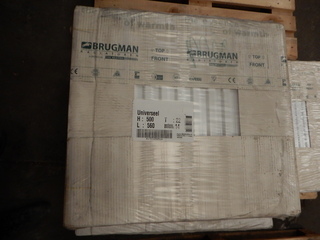 Paneelradiator  Brugman , universeel compact , wit , t22 500×560