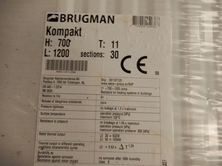 paneelradiator Brugman, compact