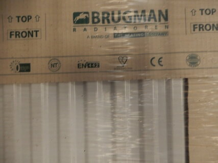 Paneelradiator  Brugman , universeel compact , wit , t22  400×640