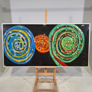 Acryl schilderij, Maya Wildevuur, Compositie