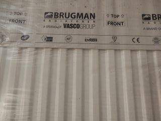 paneelradiator  Brugman , compact , wit t21 900×1120