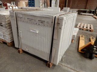 Ca. 10x Paneelradiator  Brugman , universeel, wit, t22 900x1200