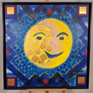 Acryl schilderij, Maya Wildevuur, Abstract, 1993