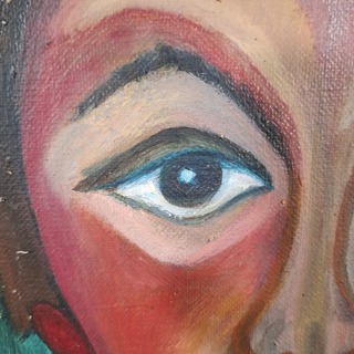 Schilderij, Maya Wildevuur, 1977