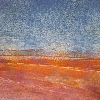 Acryl schilderij, Maya Wildevuur, Abstract, 1991