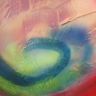 Acryl schilderij, Maya Wildevuur, Heelal 2, 1989